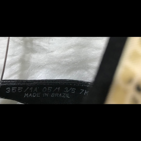 Franco Sarto Black Ankle Strap Wedge Snake Print - Picture 8 of 8